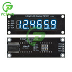 0.36 inch 6-digit LED Display Tube (decimal) 7 Segments Black TM1637 Red/Green/Yellow/Blue/White LED Display Module For Arduino