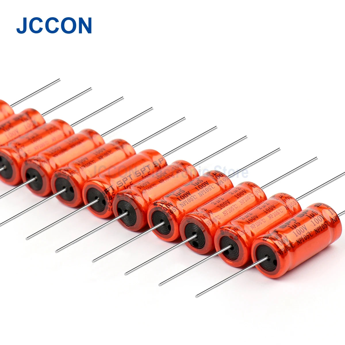 10Pcs 100V SPT Speaker Capacitor Horizontal Frequency Divider Crossover Non-Polarity 1.5 2.2UF 3.3UF 4.7UF 5.6UF