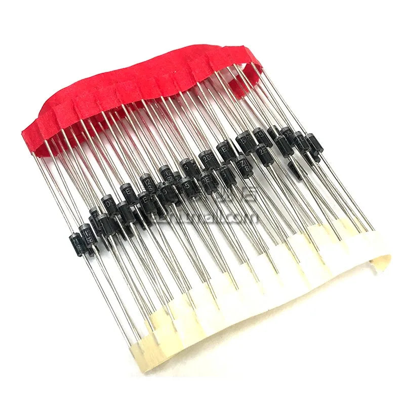 100pcs HER107 Fast Recovery Diode HER102 HER103 HER104 HER105 HER108 1A/100V 1A/200V 1A/300V 1A/400v 1A/800V 1A/1000V