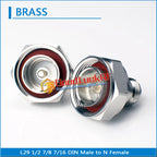 L29 7/16 DIN Male to L16 N Female Plug Straight N Female to DIN Male 50ohm Copper High-quality RF Connector Adapters For Test