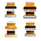 10pcs/FIX 30P to FPC 30P/51P 0.5mm/1.0mm flexible cable interface adapter LCD LED LVDS Cable to FPC FFC adapter board TV plate