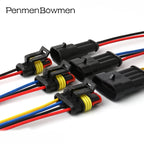1 Set 1 2 3 4 5 6 Pin Auto Xenon Lamp Electrical Cable Connectors Waterproof Female Male Wire Harness Plug for Car Motorcycle