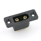 AMASS Black XT90E-M Battery Connection Plug Gold-Plated Male Connector DIY Connecting Parts for XT90 RC Aircraft Drone FPV