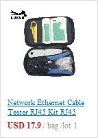 Network Ethernet Cable Tester RJ45 Kit Crimper Crimping Tool Punch Down RJ11 Cat5 Cat6 Wire Line Detector 8P8C