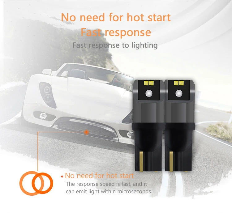 2/4pcs OSRAM T10 W5W LED Bulbs Signal Lamps 6000K White Turn Interior Reading Lights Auto Bulbs Plug&Play 12V LEDriving Advance