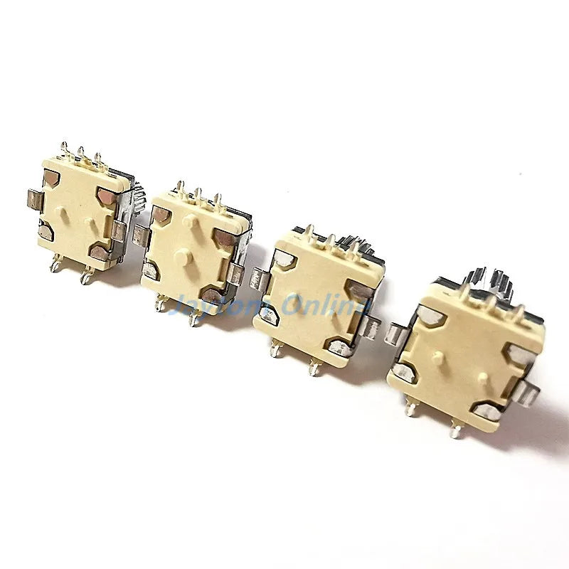 2pcs EC11 Rotary Encoder Code Switch With Push Button30 Position 360 Degree Infinite Rotation SMD 5pin Plum Shaft