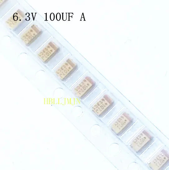 10PCS 6.3V 6V 100UF A 107 J 3216 Chip SMD Tantalum Capacitor