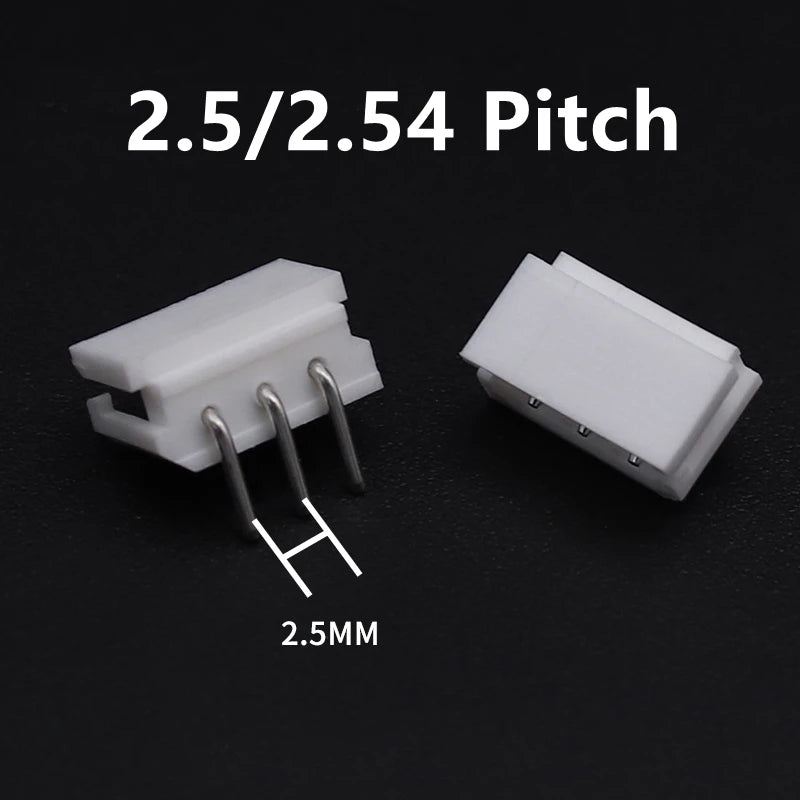 10pcs 50pcs lot 2.5MM Pitch 5264 Straight needled curved needlel 2P ~ 12P  For PCB Wire To Board Connector  5268 Right Angle