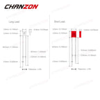 100Pcs 2x3x4 mm Square LED Diode White Red Green Blue Yellow Orange 2x3x4mm Rectangular Clear Diffused Lights Emitting DIY Lamp