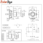 Rotary Encoder Module for Brick Sensor Development Round Audio Rotating Potentiometer Knob Cap EC11