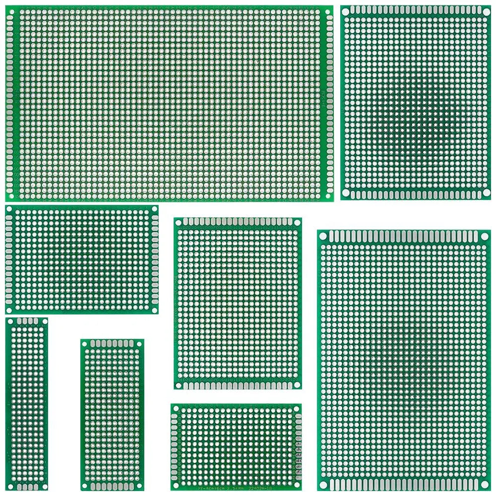 9x15 8x12 7x9 6x8 5x7 4x6 3x7 2x8 cm Double Side Prototype Diy Universal Printed Circuit PCB Board Protoboard For DIY