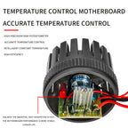 750W hot air gun Heat Gun Adjustable temperature welding gun Auto plastic pipe welding repair tool 100-600 degrees