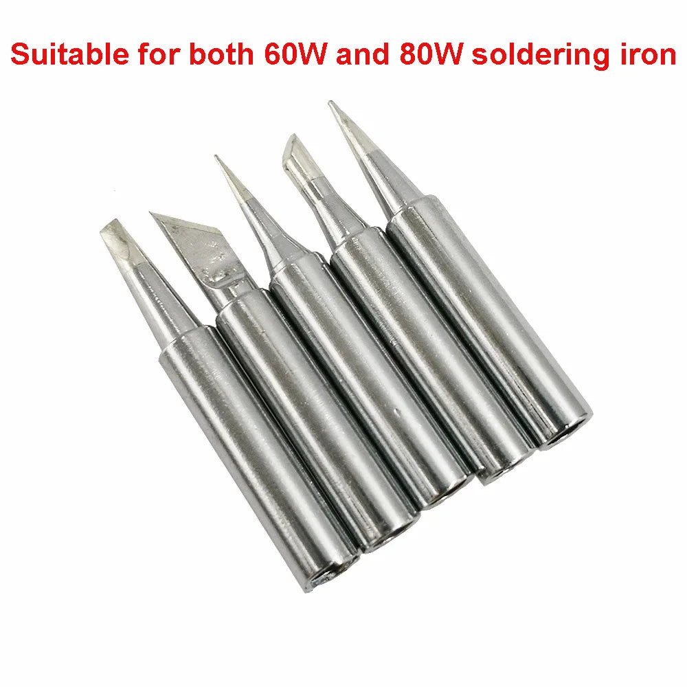 80W Digital Electric Soldering Iron Set Kit Temperature Adjustable 220V 110V  Ceramic Heater Soldering Tips Welding Tool  set