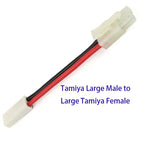 XT30 XT60 XT90 XT90S EC2 EC3 EC5 Tamiya MPX Deans JST Male to Female Extension Cable Wire 14awg 10/15cm for RC Battery Charger