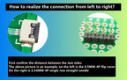 5PCS FFC/FPC Adapter Board 0.5MM-14P to 2.54MM Welded 0.5MM-14P Flip-Top Connector Welded Straight and Bent Pin Headers