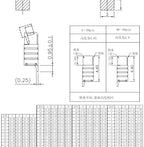 10pcs FPC Connector 0.5mm/1.0mm Pitch Drawer type Upper/ Bottom contact Type Socket FFC Flat Cable Socket 4P 5P 6P 8P 10P-60Pin