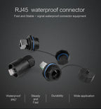 Cnlinko YT Aviation Waterproof RJ45 Signal 8P8C Cat5e Ethernet Panel Socket Plug Connector for Outdoor LED Display Screen Switch