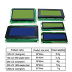 LCD1602 LCD 1602 2004 12864 module Blue Green screen 16x2 20X4 Character LCD Display Module HD44780 Controller blue black light