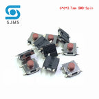 20/100PCS/LOT 6*6*2.5 / 3.1 / 3.7 / 4.3 mm SMD Switch 4 / 5 Pin feet Touch Micro Switch Push Button Switches Red 6X6 Tact Switch