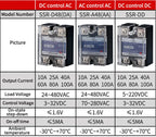 SSR-10DD 25DD 40DD 80A 100A SSR Single Phase DC Control DC 3-32VDC To 220VDC 600V 10A 25A 40A DD Solid State Relay