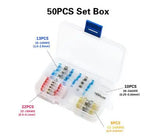Solder Seal Wire Connectors - Heat Shrink Solder Butt Connectors - Solder Connector Kit - Automotive Insulated Waterproof