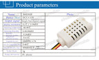 DHT22 AM2302 DHT11 AM2322 AM2320 Digital Temperature Humidity Sensor Module MW33 Board For Arduino Low Power High Precision