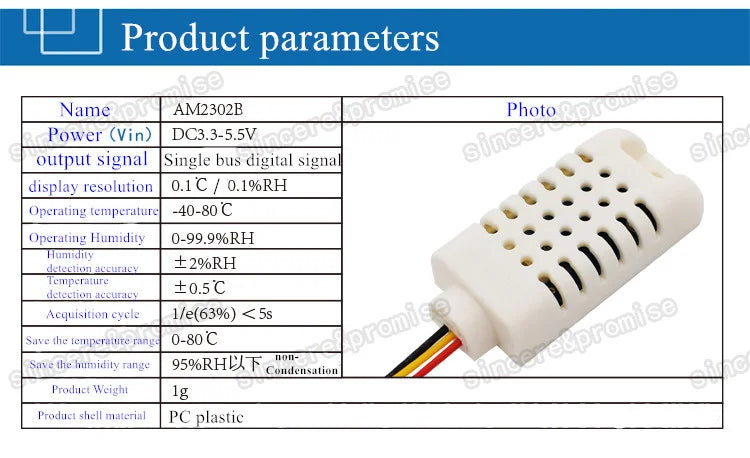 DHT22 AM2302 DHT11 AM2322 AM2320 Digital Temperature Humidity Sensor Module MW33 Board For Arduino Low Power High Precision