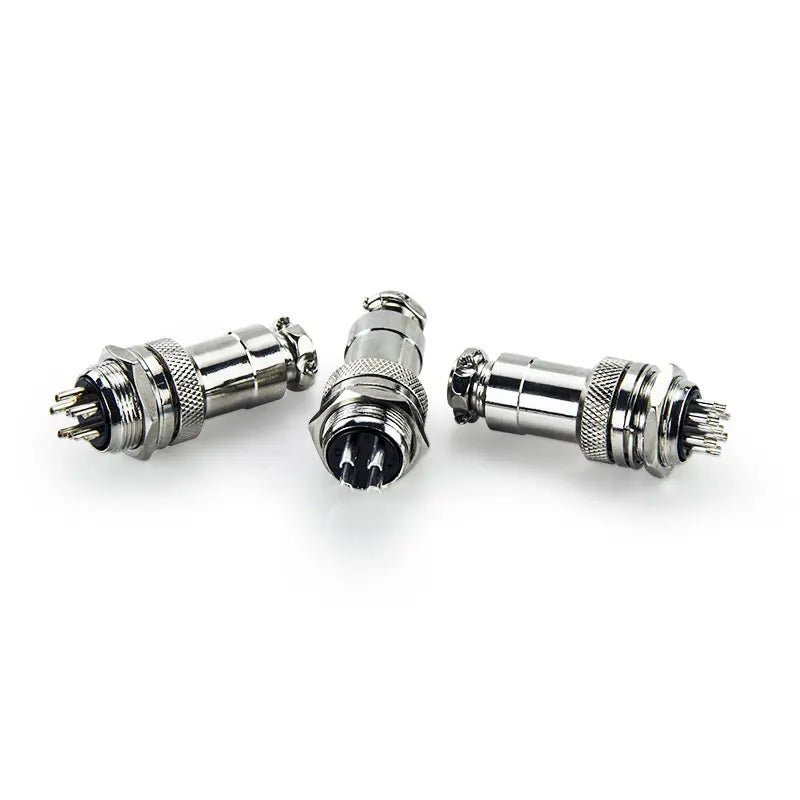 1set GX20 Aviation Connector Male Plug Female Socket Circular Connector 2/3/4/5/6 Pin Wire Panel Connector
