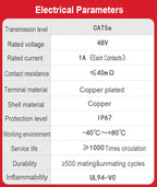 LR20 M20 Ethernet Network RJ45 Waterproof Connector Cat6 Panel Mount 0.1m To 1m Extension Cable Wire Interface Signal Adapter