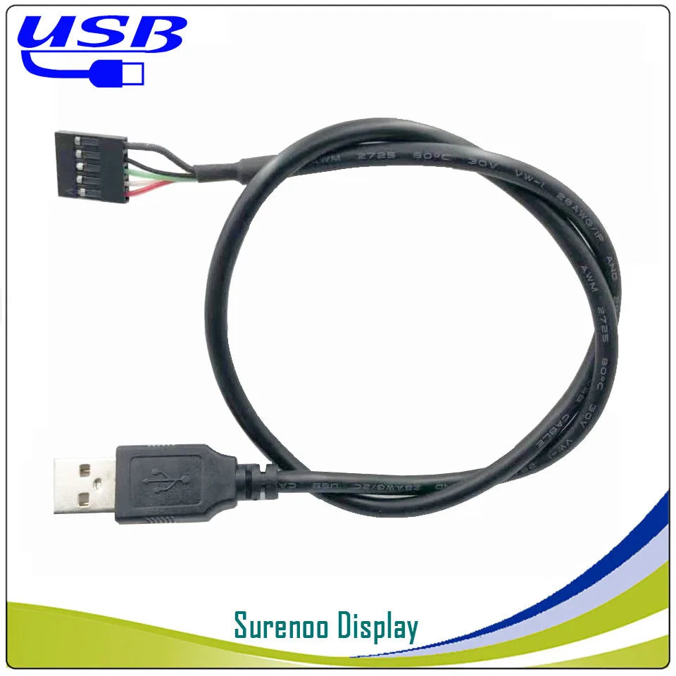 Surenoo LCD2USB USB 204 20X4 2004 Character LCD Module Display Screen Panel sutible LCD Smartie & AIDA64 for DIY PC