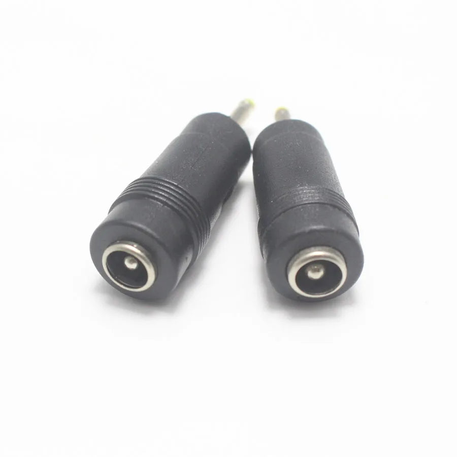1/2/5pcs 2.5 X 0.7 mm Male to 5.5x2.1/5.5x2.5 Female Socket Jack DC Power Connector Adapter Laptop 5.5*2.1/5.5*2.5 to 2.5*0.7mm