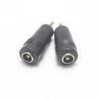 1/2/5pcs 2.5 X 0.7 mm Male to 5.5x2.1/5.5x2.5 Female Socket Jack DC Power Connector Adapter Laptop 5.5*2.1/5.5*2.5 to 2.5*0.7mm