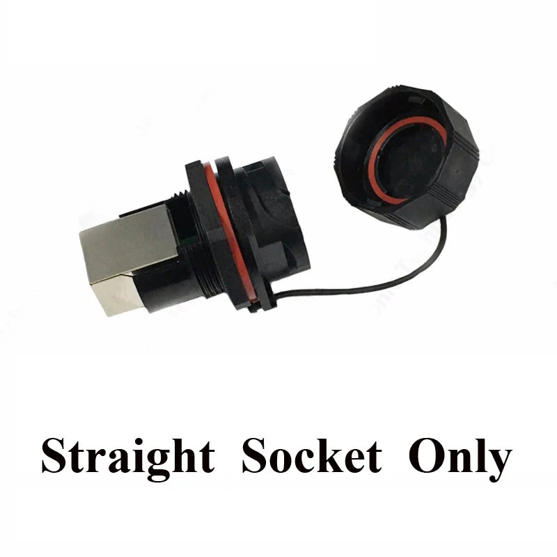 Original Weipu RJ45 Network Connector IP67 Waterproof Male Plug RJ45F6 Female Socket RJ45F71RA Elbow RJ45F71 Straight Socket