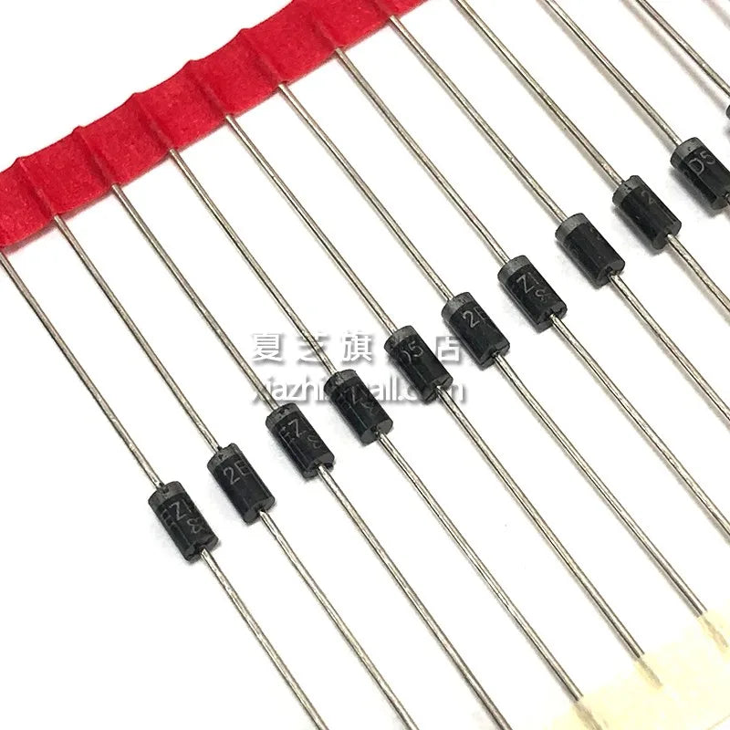 100pcs HER107 Fast Recovery Diode HER102 HER103 HER104 HER105 HER108 1A/100V 1A/200V 1A/300V 1A/400v 1A/800V 1A/1000V
