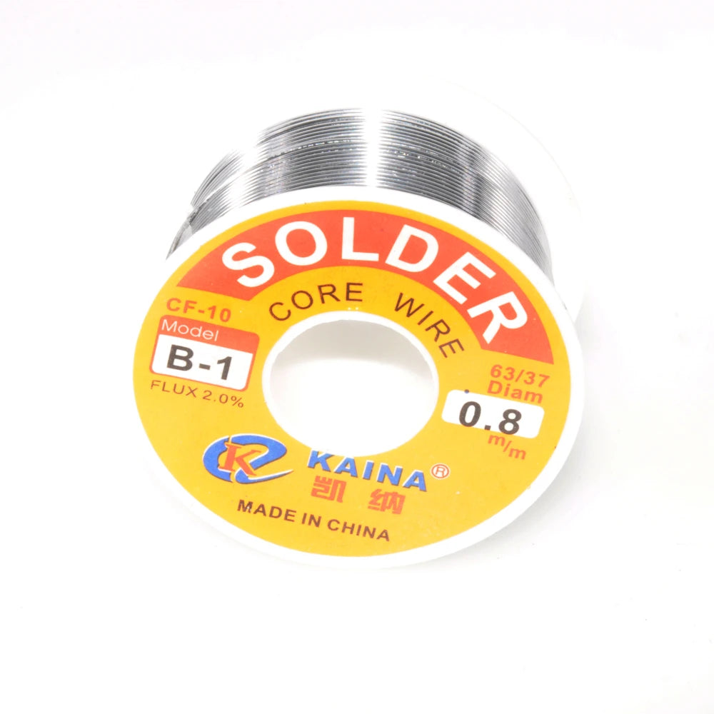 100G Solder Wire Tin CF-10 63/37 Model B-1 0.5/0.6/0.8/1.0/1.2/1.5/2.0mm Diameter Welding Solder Core