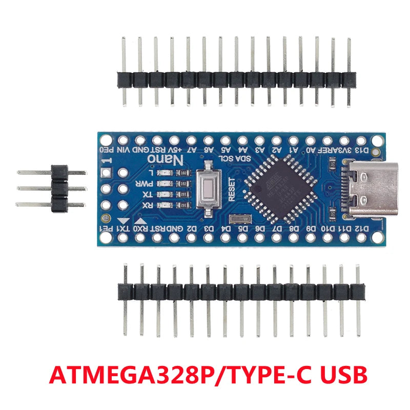 AITEWIN Promotion For arduino Nano 3.0 Atmega328 Controller Compatible Board  Module PCB Development Board without USB V3.0