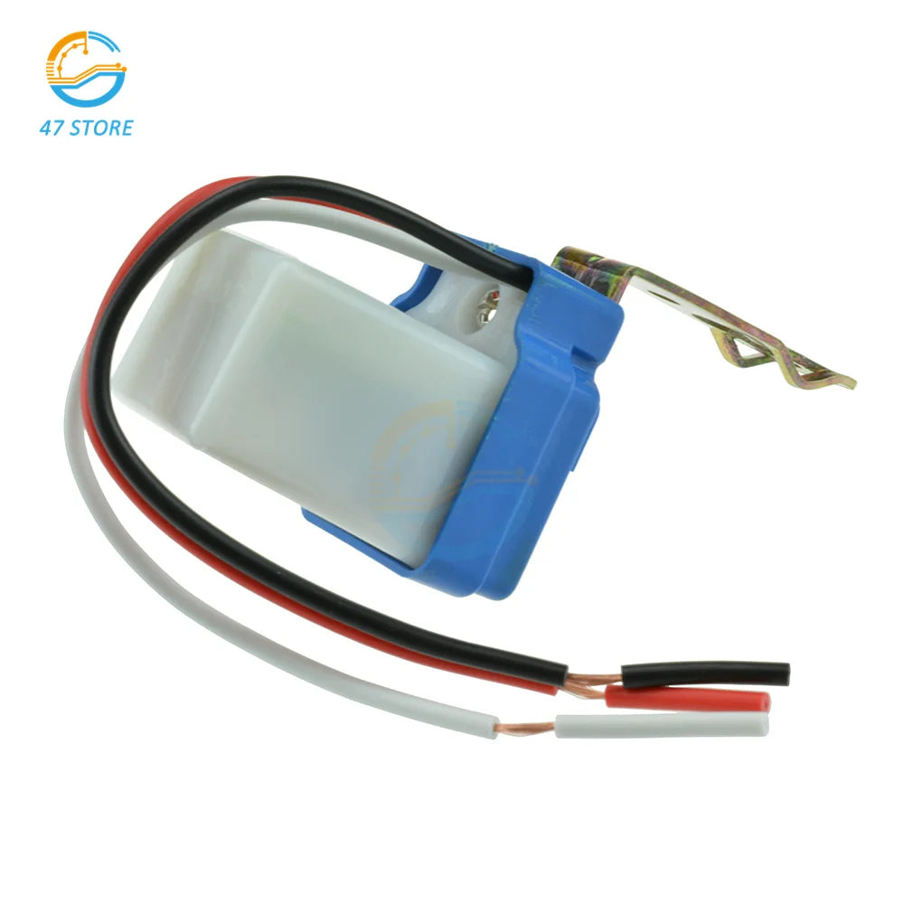 Automatic On Off Photocell Street Lamp Light Switch Controller DC12V AC 220V 50-60Hz 10A Photo Control Photoswitch Sensor Switch