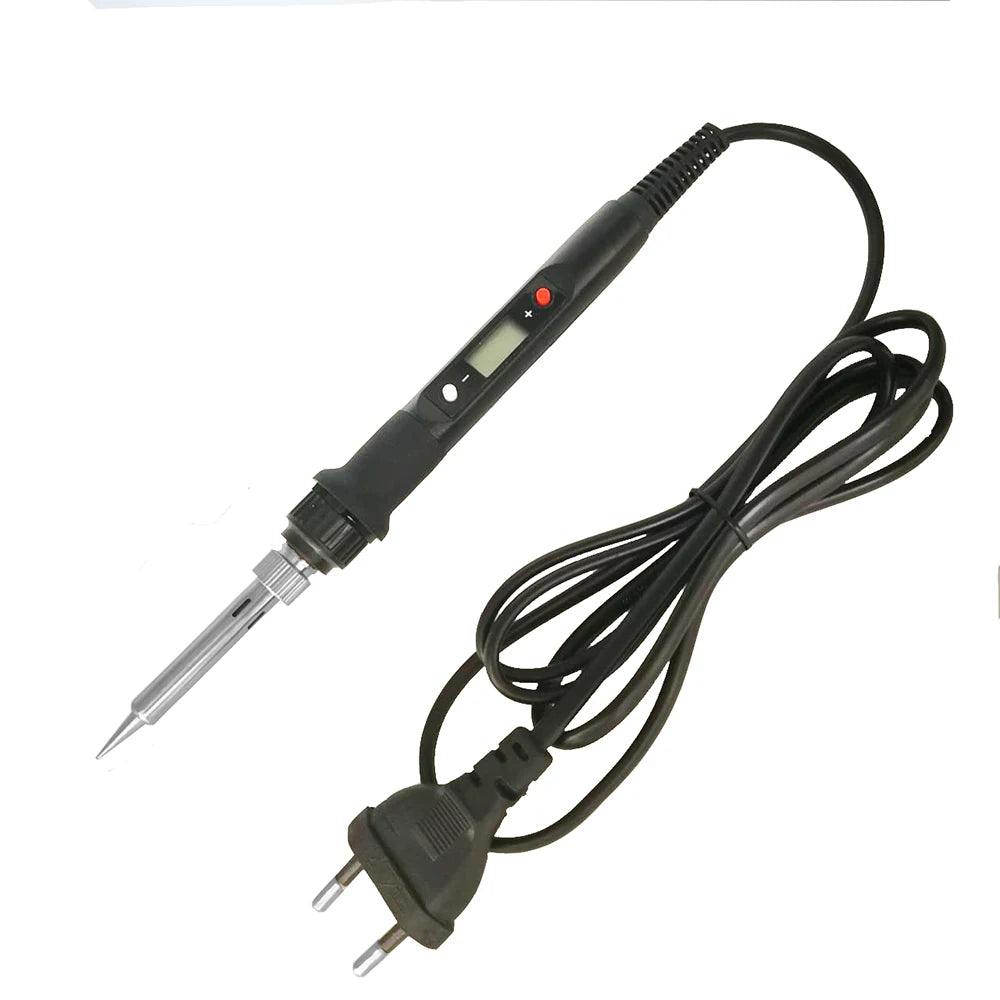 80W Digital Electric Soldering Iron Set Kit Temperature Adjustable 220V 110V  Ceramic Heater Soldering Tips Welding Tool  set