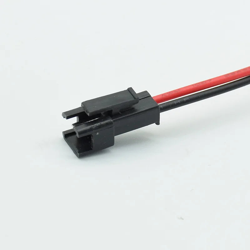 10pcs/5Pairs 10cm Long JST SM 2Pins Plug Male to Female Wire Connector cable pigtail Plug 2pin