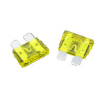 10pcs Medium Standard Blade Fuse Insert ZINC Pins 1A 2A 3A 5A 7.5A 10A 15A 20A 30A 40A 50A Refitted For Auto Car Truck
