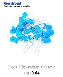 20PCS SMD Aluminum Electrolytic Capacitor 16V10UF 3*5.4MM 4*5.4MM 10UF16V 16V 10UF