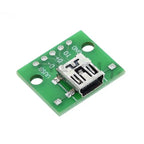 1PCS Male USB Type-C Micro Mini USB 2.0 3.0 Female USB B Connector Interface to 2.54mm DIP PCB Converter Adapter Breakout Board