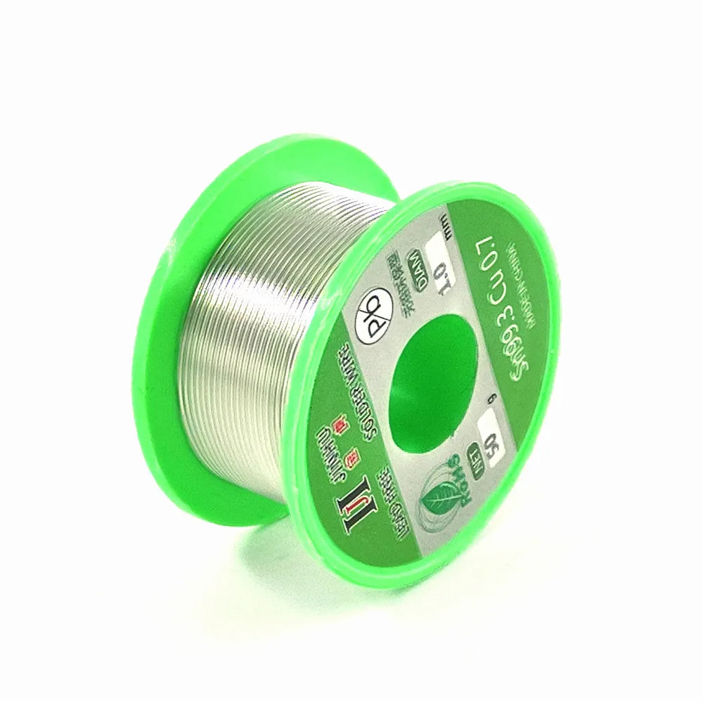 Lead-free Solder Wire SN99.3 Cu0.7 Environmental Protection Tin Wire Flux Reel Welding Line Soldering Wire Roll High Purity