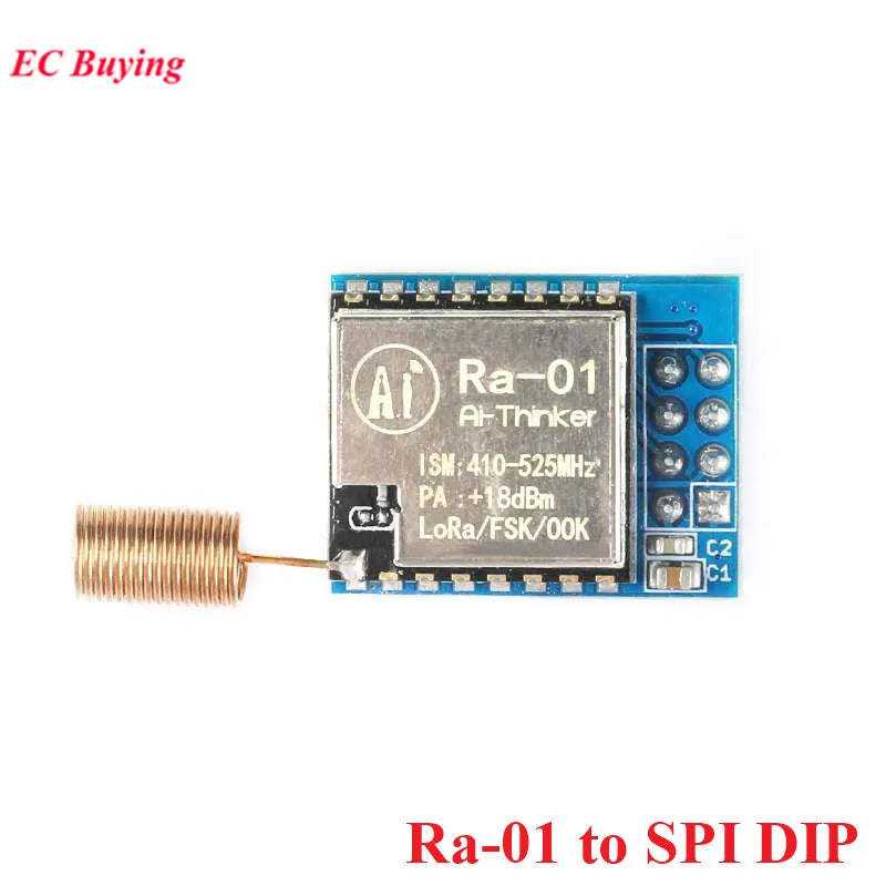 1-10Pcs Ra-01 Ra-02 Ra-01SC Ra-01SH Ra-01S Ra-01H Ra-01SCH-P Lora Spread Spectrum Wireless RF Transmit Module 433MHz 868Mhz UART