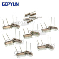 10PCS 4Mhz 6Mhz 8Mhz 12Mhz 16Mhz 20Mhz 24Mhz 32.768K 2*6 32.768K 3*8 Quartz Crystal Resonator Passive Oscillator HC 49S Gepyun
