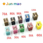 2pcs Mini Square Fuse 20A 30A 40A 50A 60A Set Automotive Car Fuse with Plastic Box Assortment Auto Fuse