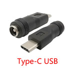 5Pcs DC Connectors 5.5x2.1mm Female to 5.5x2.5 5.5x1.7 6.0x4.4 6.3x3.0 4.8x1.7 4.0x1.7 3.5x1.35mm Male Laptop Power Plug Adapter