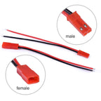 10 Pairs 100mm 150mm 22 AWG 2 Pin JST Plug Connector Male Female Plug Connector Cable Wire for RC Toys Battery LED Lamp