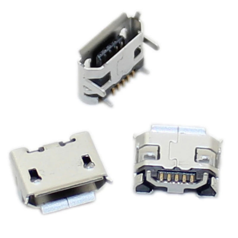 10/50PCS Micro USB 5 Pin Jack Charging Port Plug Dock Charger DIP SMD For Phone Mp3 Mp4 Port Socket Power Connector