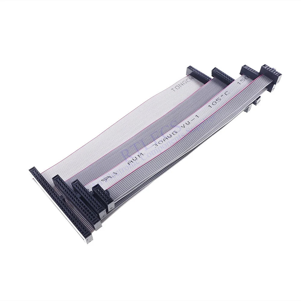 1Pcs 1.27 MM Pitch 6 8 10 12 14 16 20 24 26 30 34 40 44 50 60 80 Pin JTAG ISP DOWNLOAD Flat Ribbon Data Cable 30cm Length